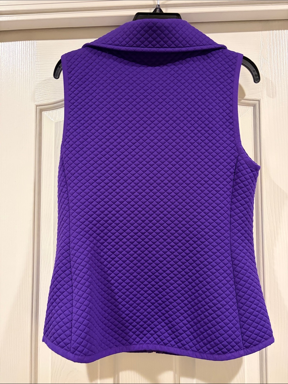 Lauren Ralph Lauren Quilted Violet Zip-Front Sleeveless Vest like new size M - Picture 6 of 8